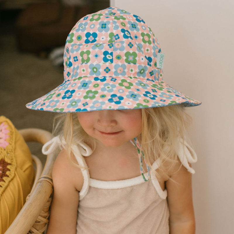 Acorn Wide Brim Hat - Flower Child