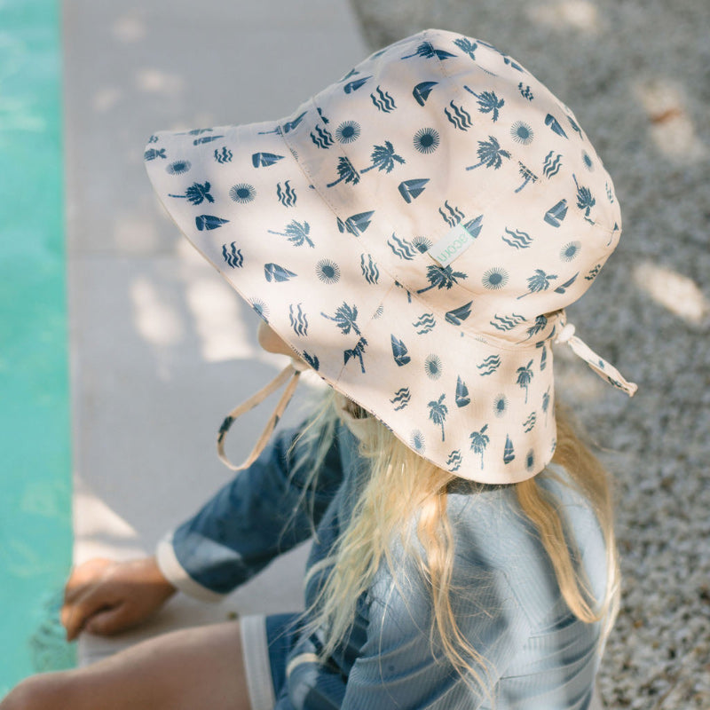 Acorn Wide Brim Hat - Island Breeze
