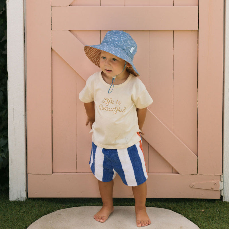 Acorn Wide Brim Hat - Sketch-a-Saurus