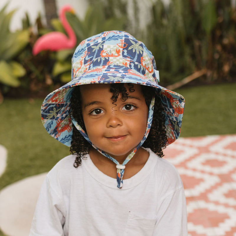 Acorn Wide Brim Hat - Seaside