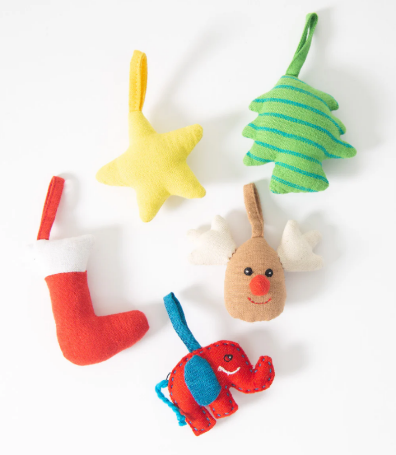 fair trade handmade cotton Christmas tree Ornament decoration