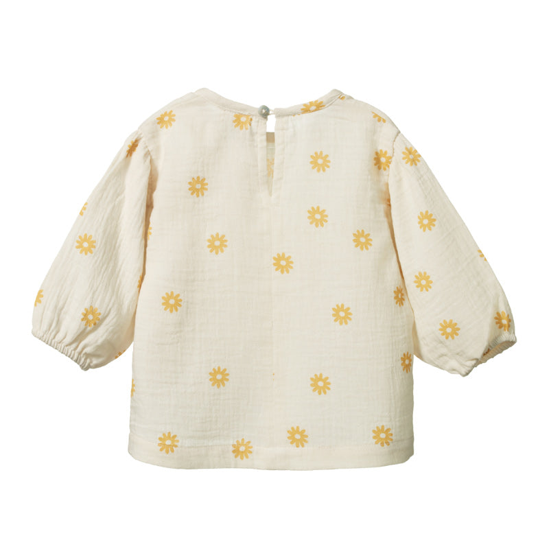 Nature Baby Elodie Blouse - Chamomile Sunshine
