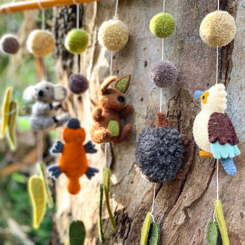 Nursery Mobile Hanging - Australian Animals