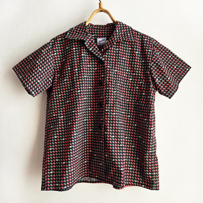 Shorties Disco Shirt - Tiny Strawberries