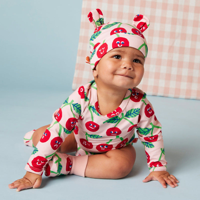 Halcyon Nights LS Bodysuit - Cheeky Cherry