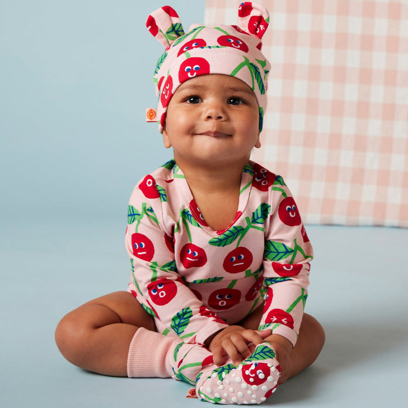 Halcyon Nights LS Bodysuit - Cheeky Cherry