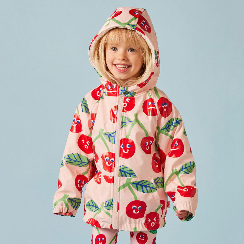 Halcyon Nights Kids Raincoat- Cheeky Cherry