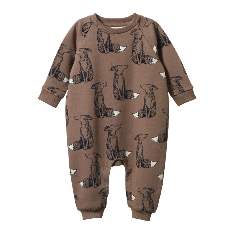 Nature Baby LS Juno Romper - Foxy Cub
