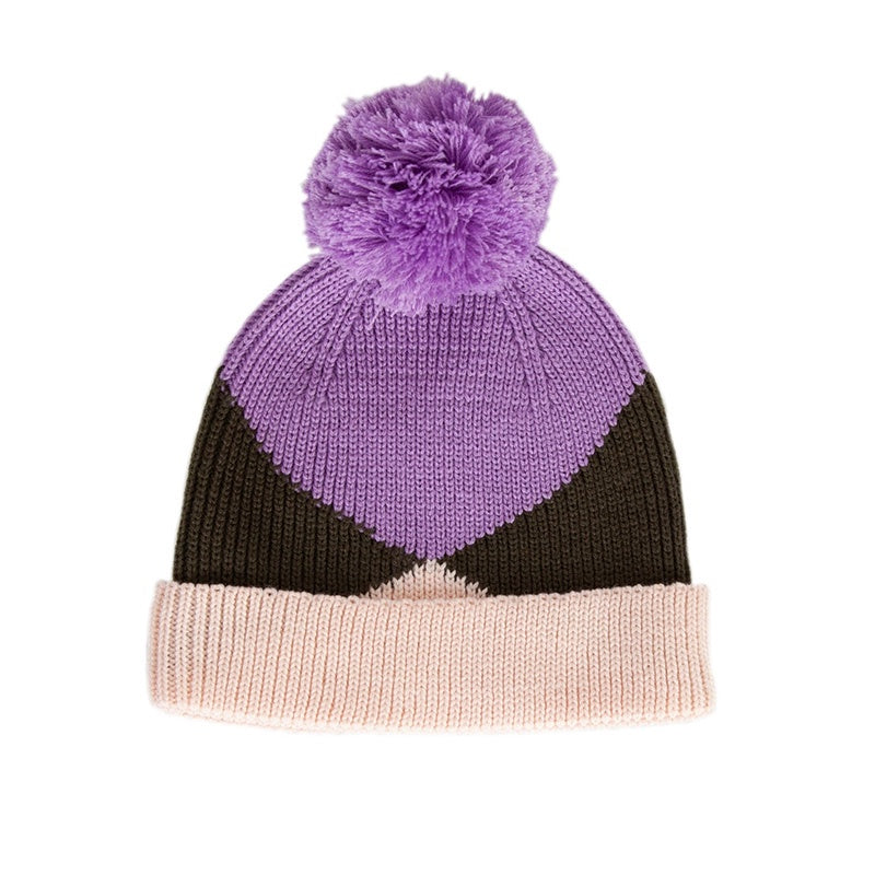 Acorn Merino Beanie - Hidden Valley Lilac