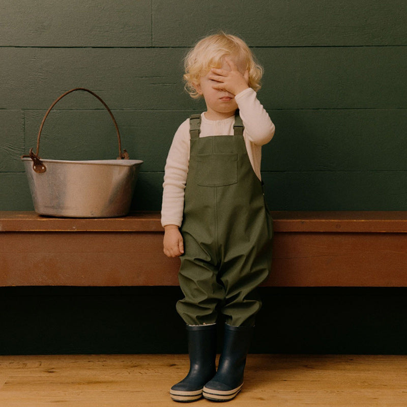 Nature Baby Splash Overalls - Thyme