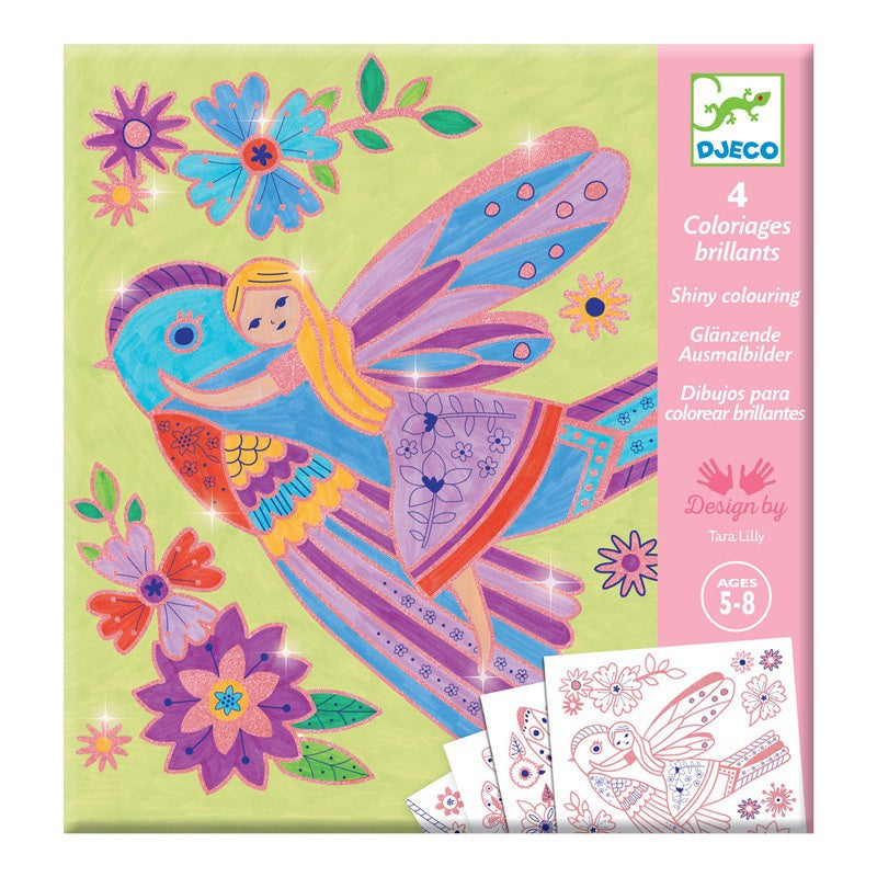 Djeco Small Wings Colouring