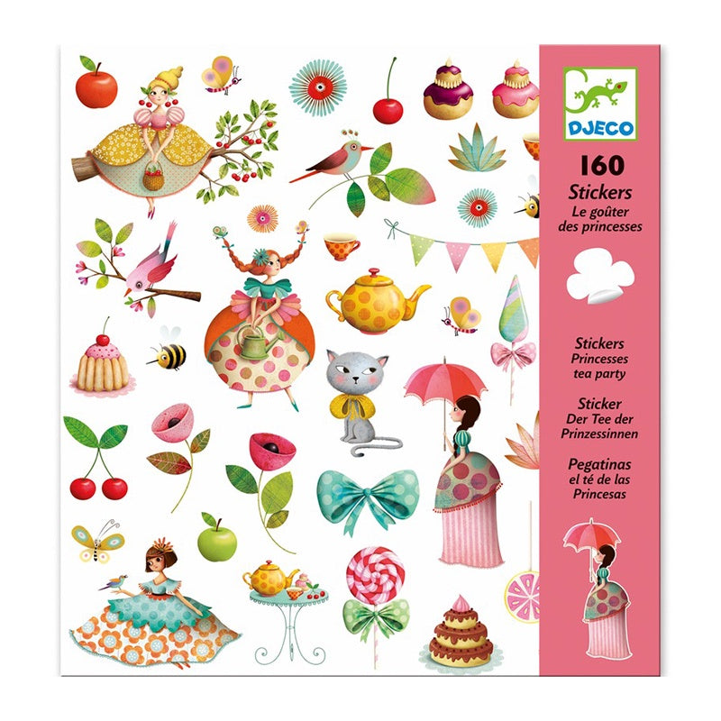 Djeco 160 Stickers - Tea Party