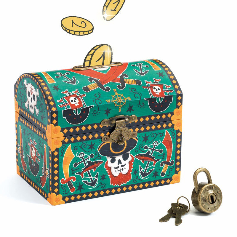 Djeco Money Box - Pirates