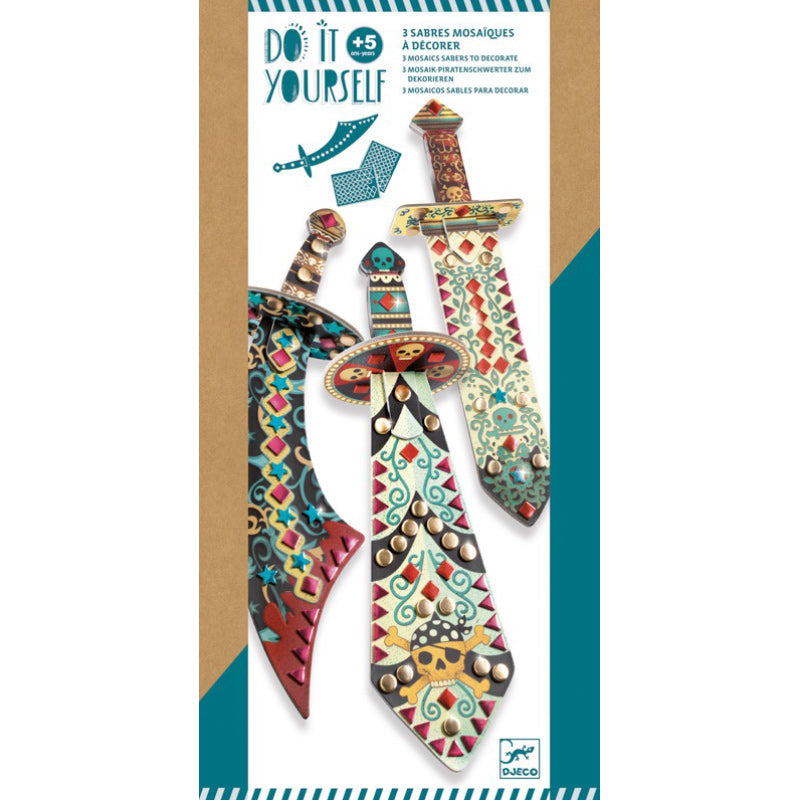 Djeco DIY - Pirate Saber/Metallic Stickers