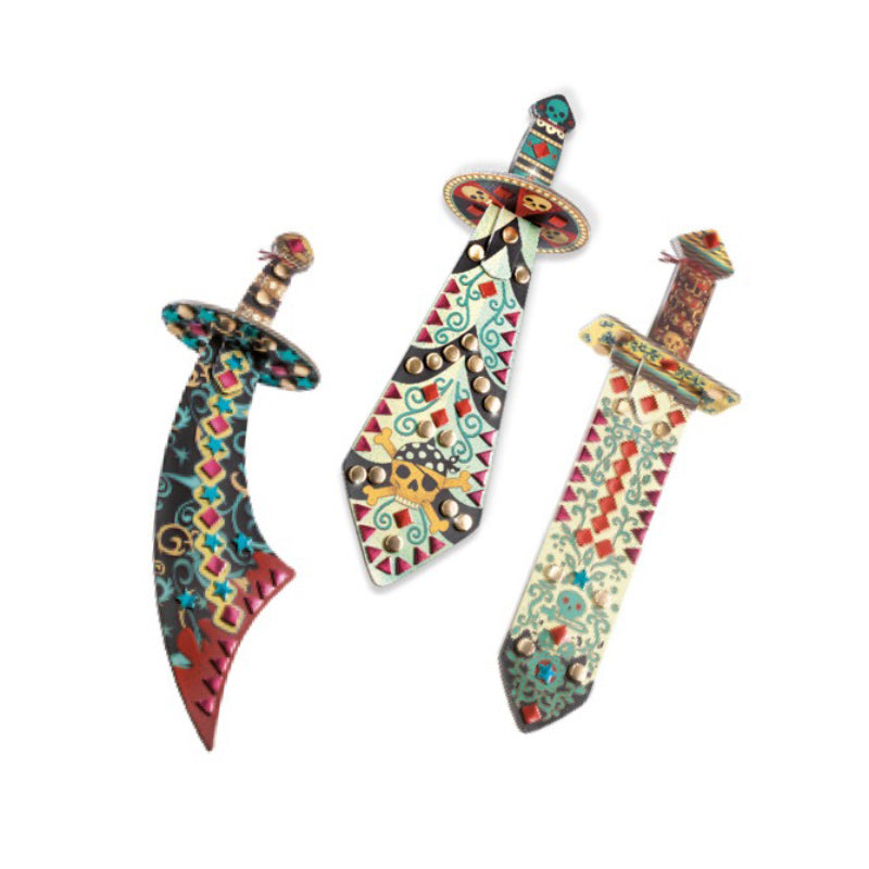 Djeco DIY - Pirate Saber/Metallic Stickers