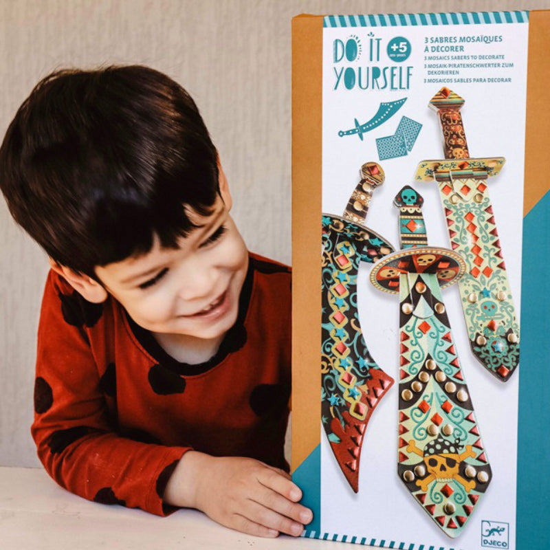 Djeco DIY - Pirate Saber/Metallic Stickers