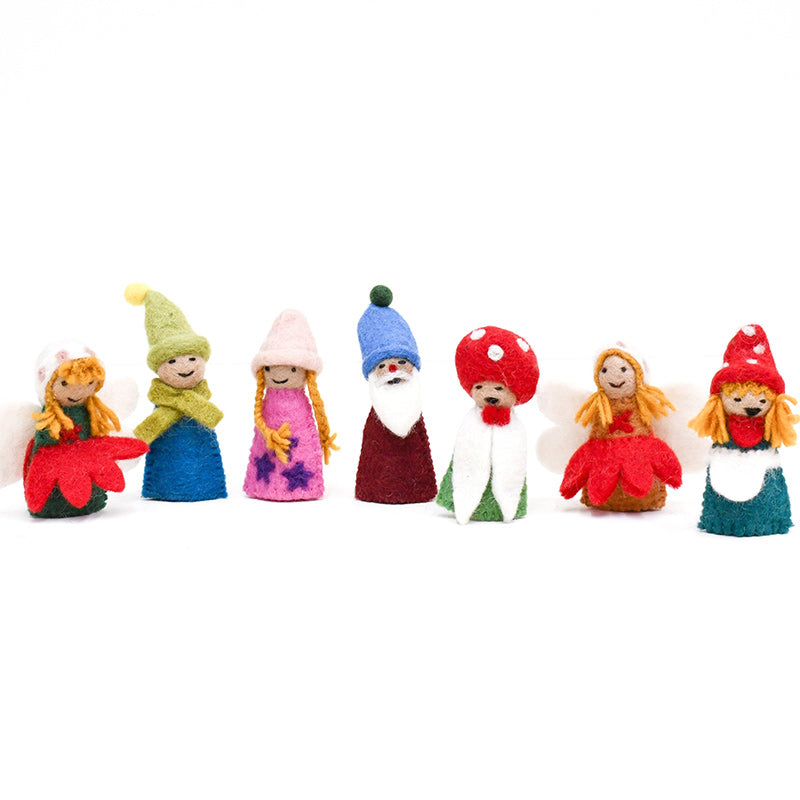 Fairies & Gnomes Finger Puppet - Individual