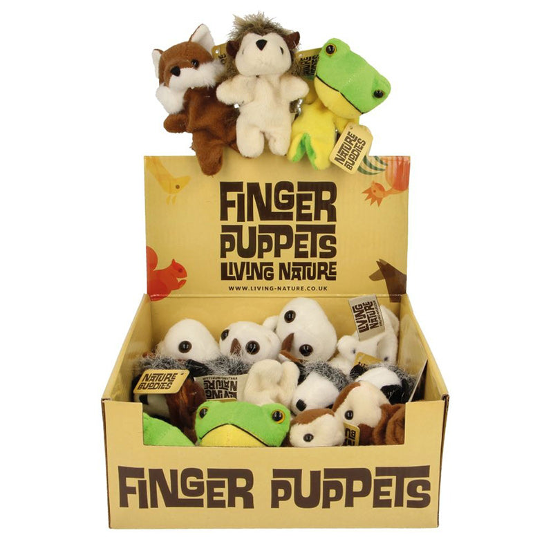 Living Nature Finger Puppets Wildlife - Assorted