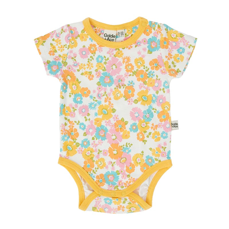 Goldie & Ace SS Bodysuit - Flower Child