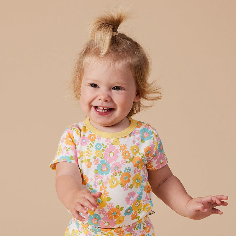 Goldie & Ace SS Bodysuit - Flower Child
