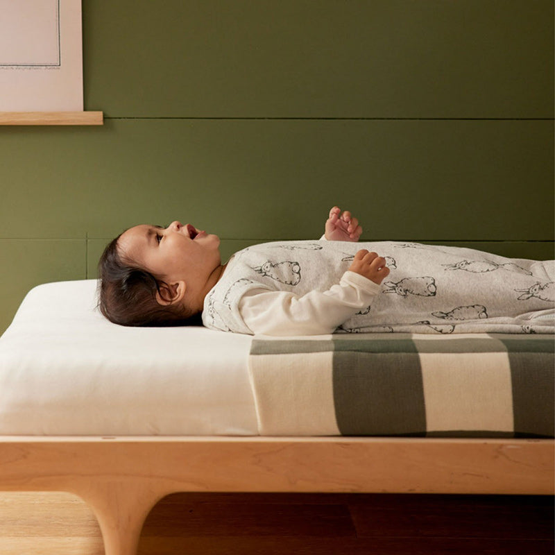 Nature Baby Dune Bassinet Blanket - Thyme Check