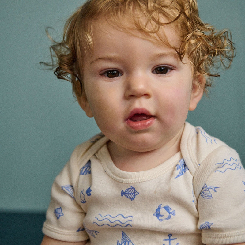 Nature Baby SS Bodysuit - Atlantic
