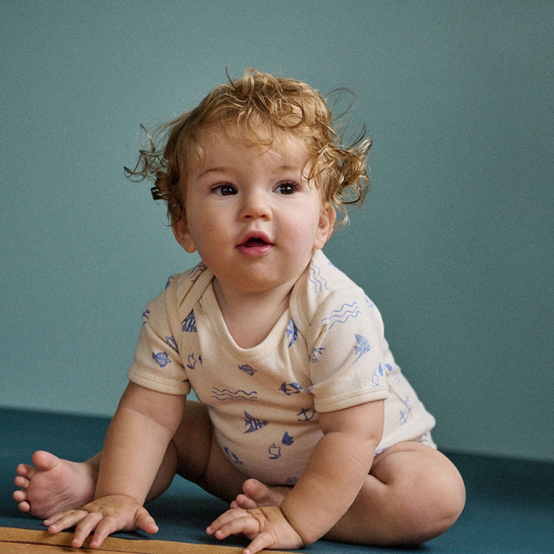 Nature Baby SS Bodysuit - Atlantic