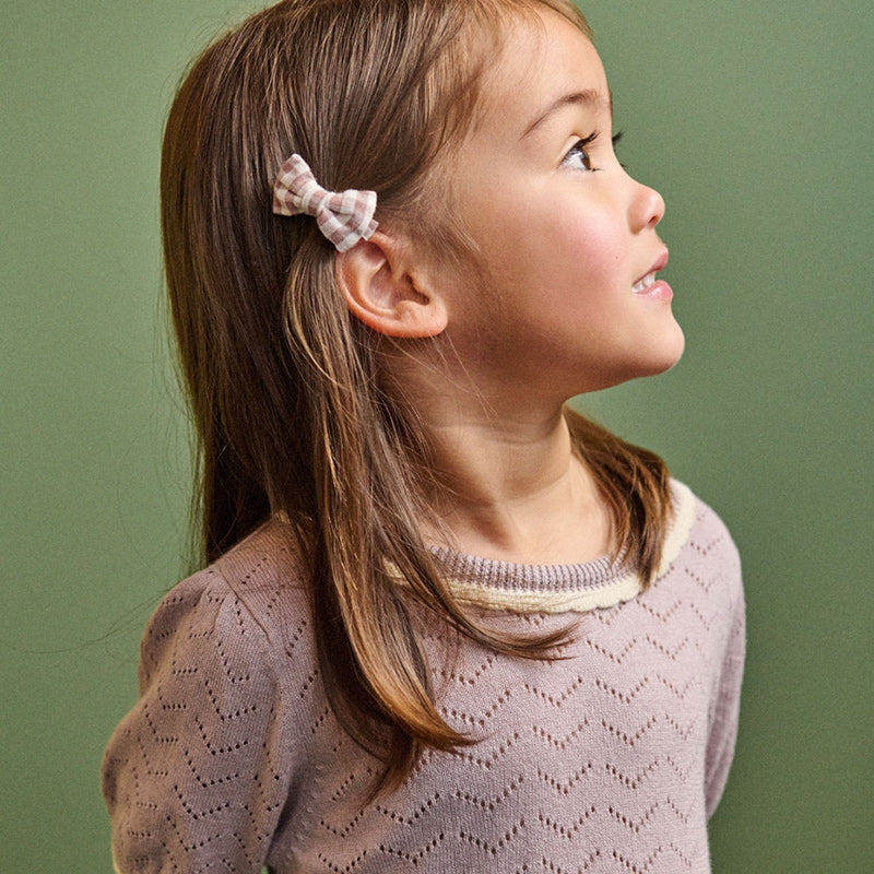 Nature Baby Maeve Tee - Lilac Pointelle