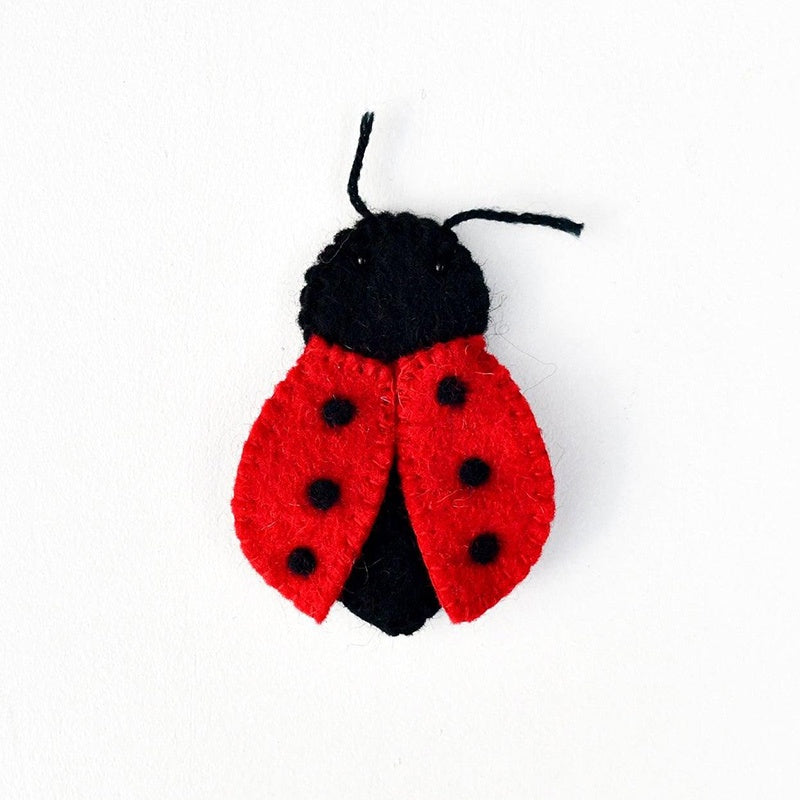 Felt Finger Puppet - Ladybug