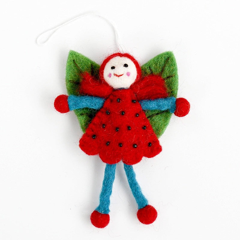 Felt Leaf Fairy - Red Hair