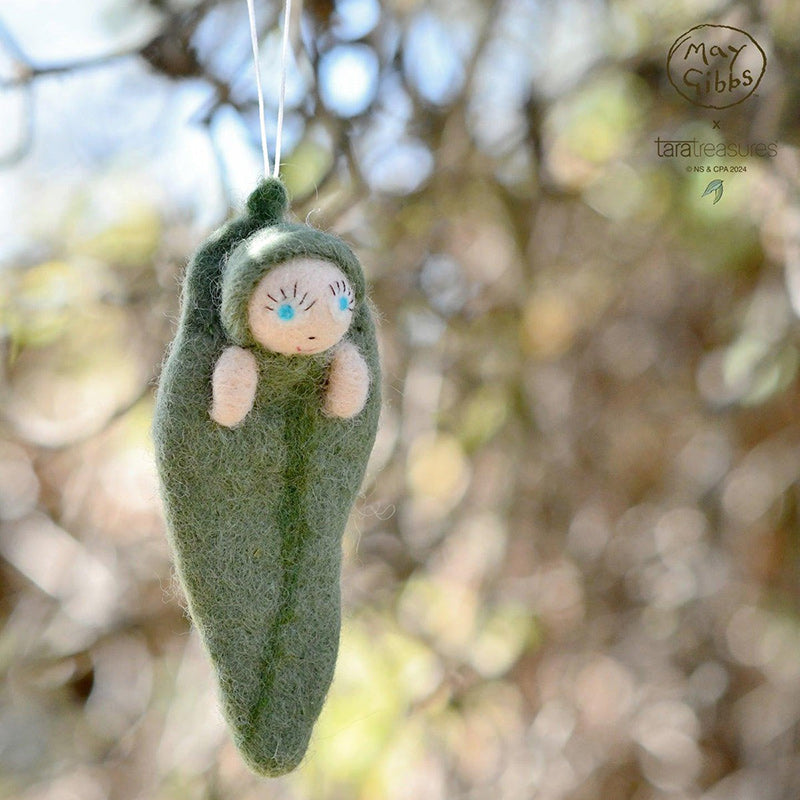 May Gibbs Gumnut Baby Snugglepot Cuddlepie Ornament