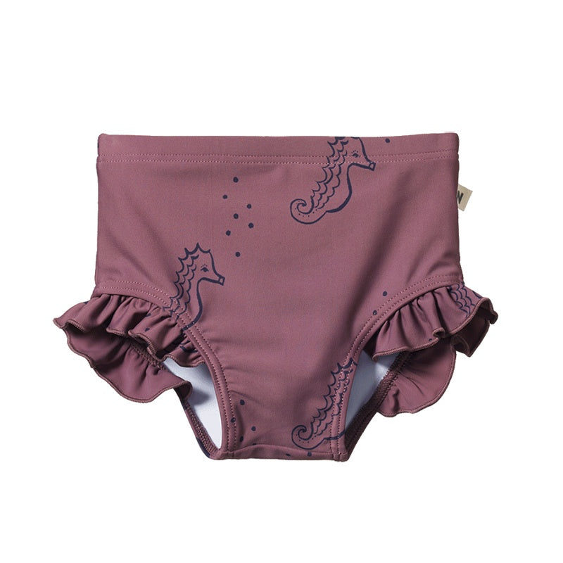 Nature Baby Ruffle Swim Shorts - Neptune