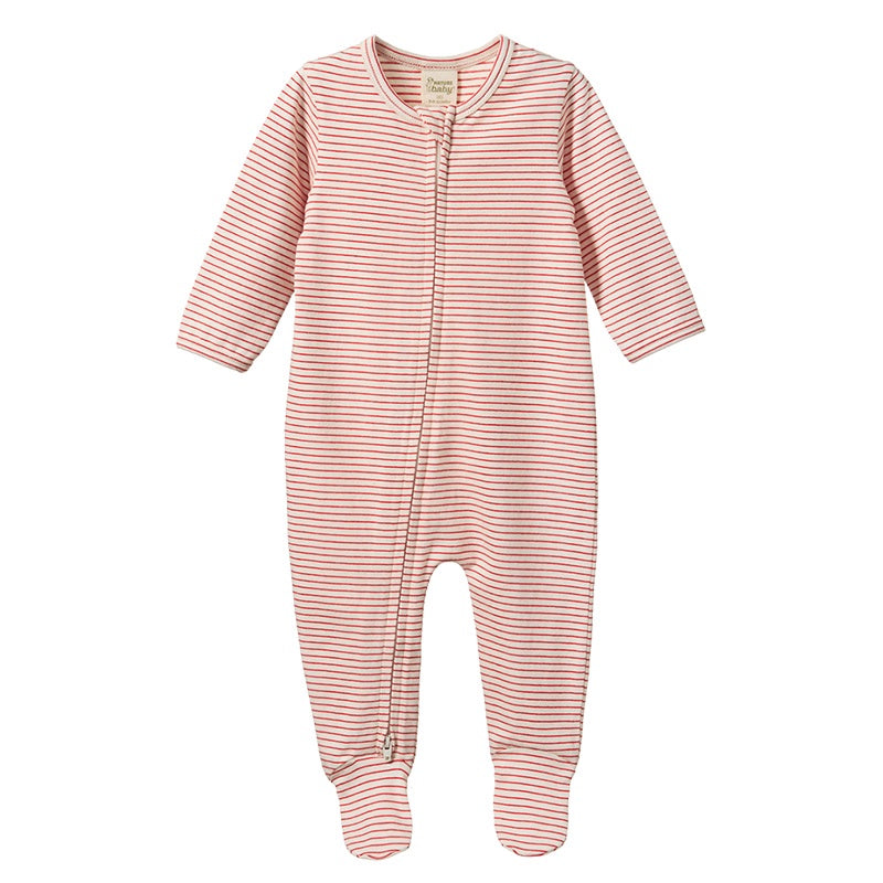 Nature Baby Dreamlands Suit - Red Pinstripe