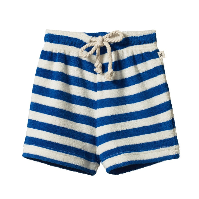 Nature Baby Aubrey Shorts - Mariner Stripe