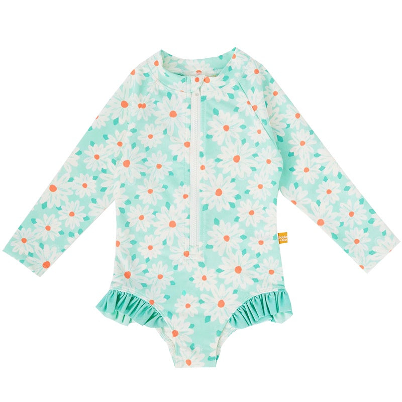 Goldie & Ace LS Swimsuit - Daisy Delight