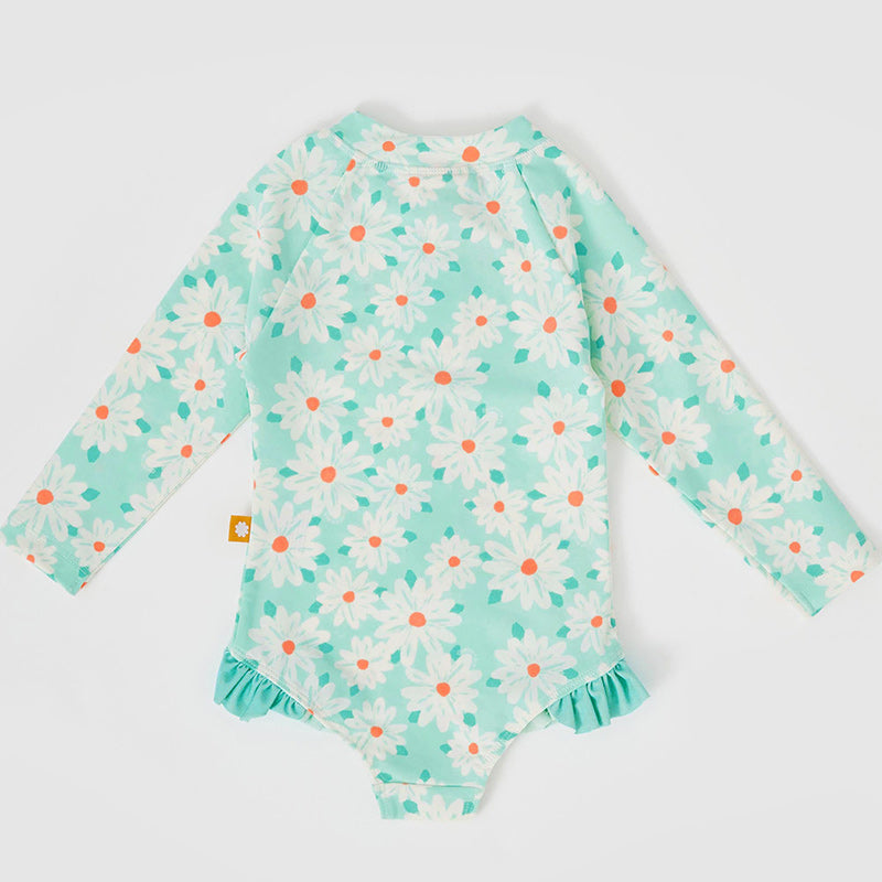 Goldie & Ace LS Swimsuit - Daisy Delight