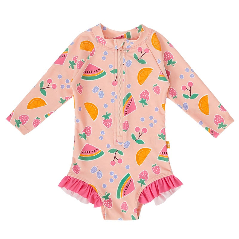 Goldie & Ace LS Swimsuit - Fruit Salad