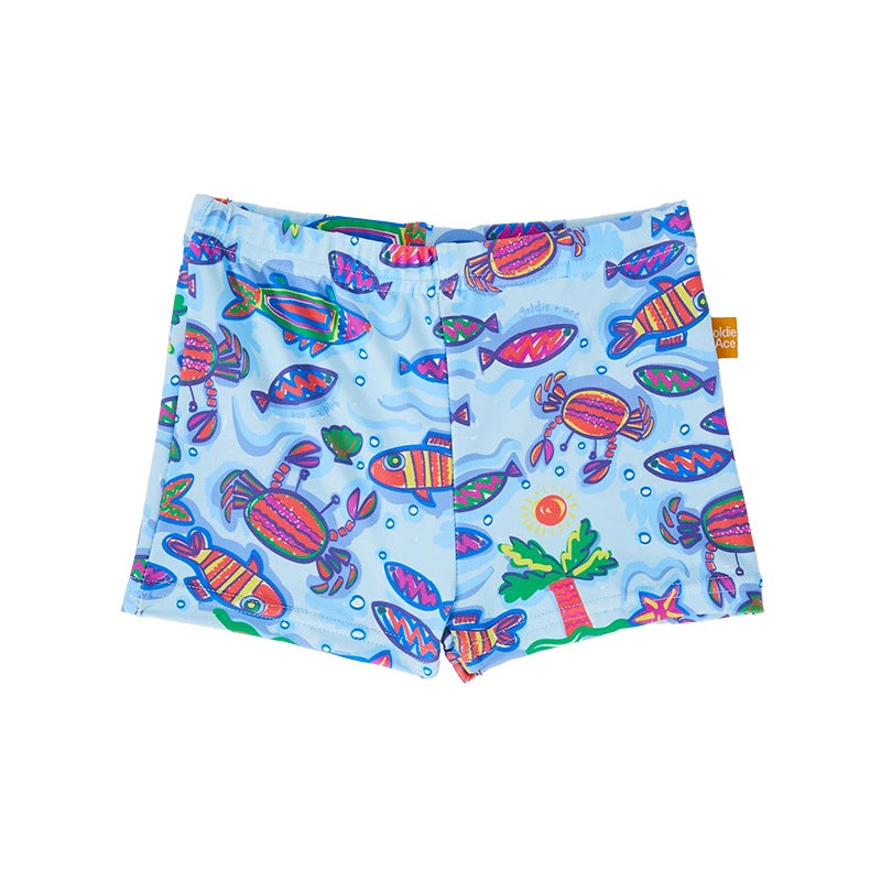 Goldie & Ace Unisex Swim Shorts - Daydream Island