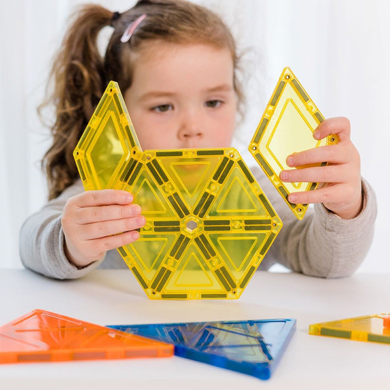 Learn & Grow Magnetic Tiles - Geometry Pack 36PC