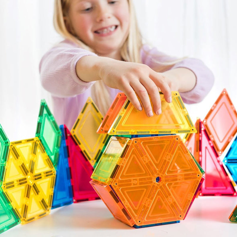Learn & Grow Magnetic Tiles - Geometry Pack 36PC