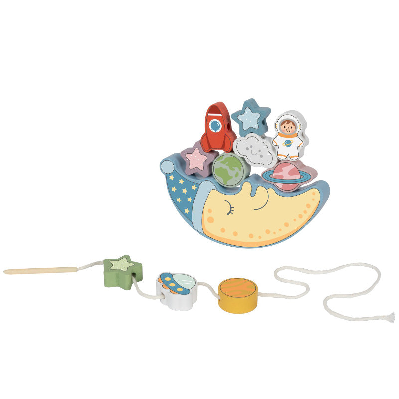 2 In 1 Balance & Lacing Set - Space