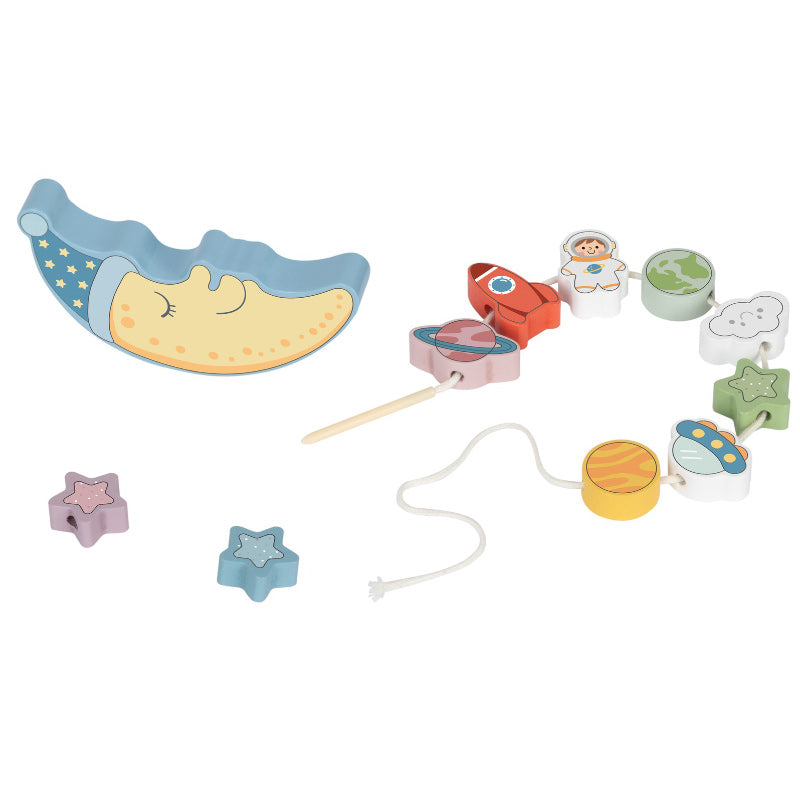 2 In 1 Balance & Lacing Set - Space