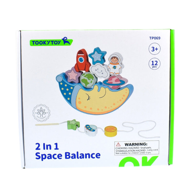 2 In 1 Balance & Lacing Set - Space