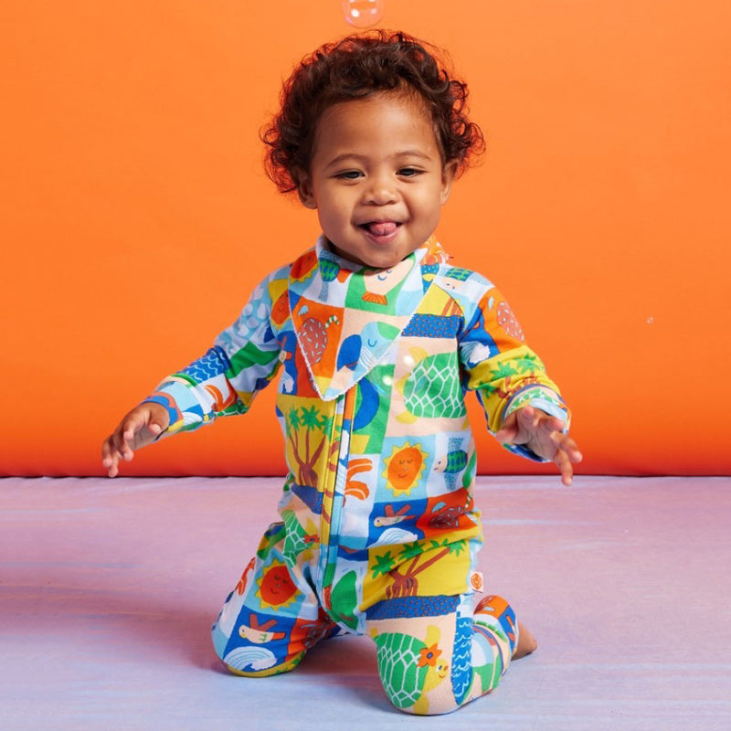 Halcyon Nights LS Romper - Hello Sunshine
