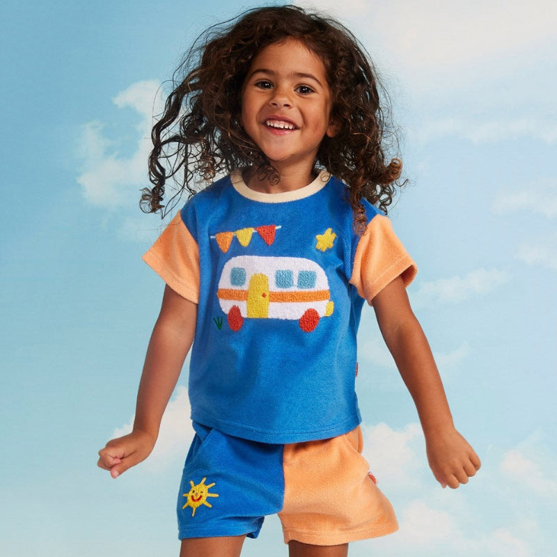 Halcyon Nights Terry T-shirt - Happy Camper