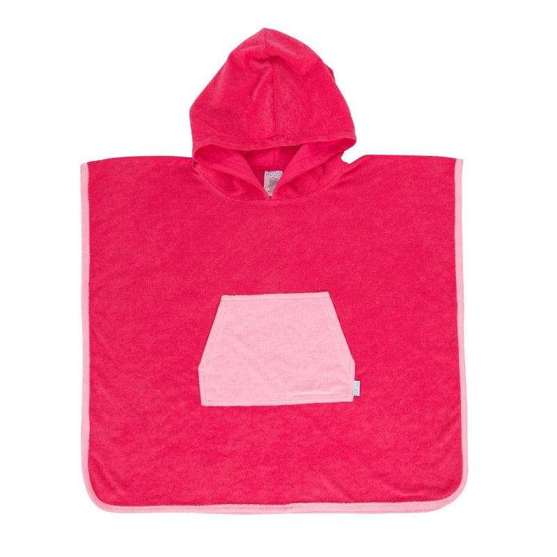 Acorn Hooded Towel - Pink