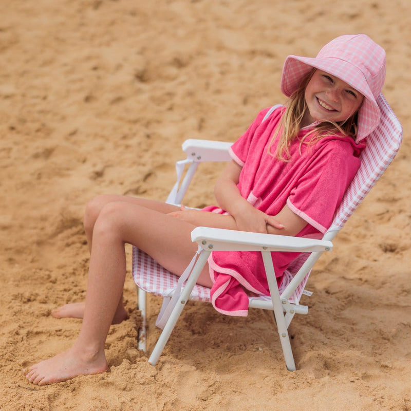 Acorn Hooded Towel - Pink