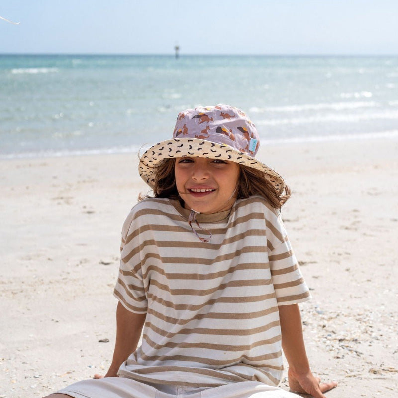 Acorn Bucket Hat - Aussie Sunset Brown