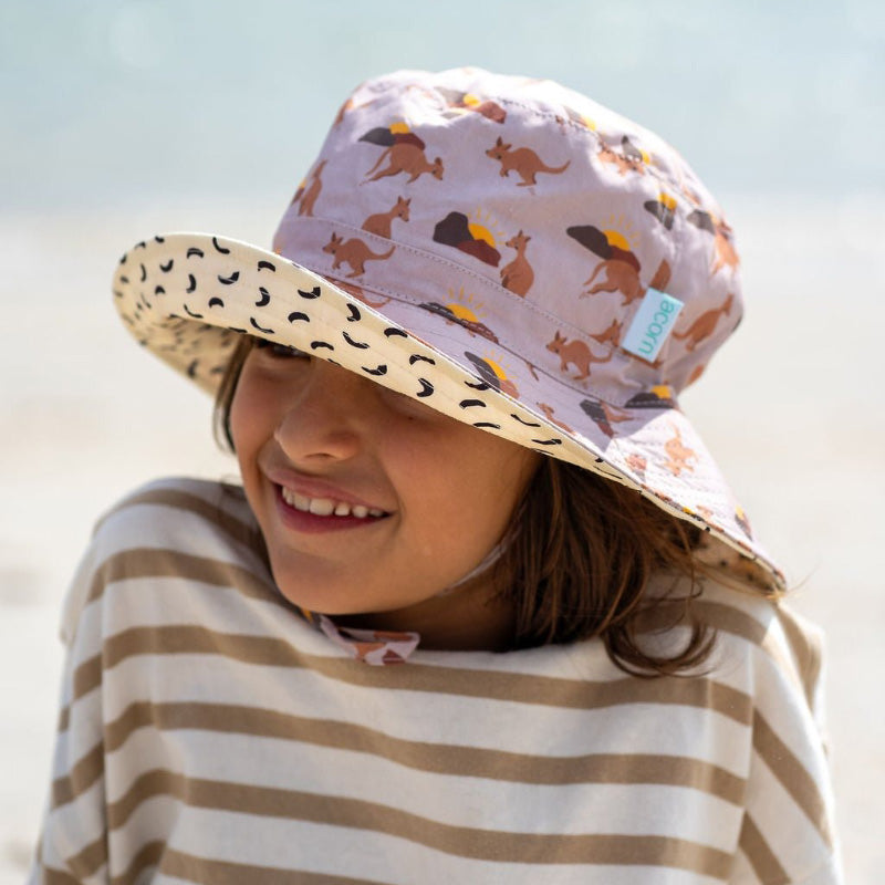Acorn Bucket Hat - Aussie Sunset Brown
