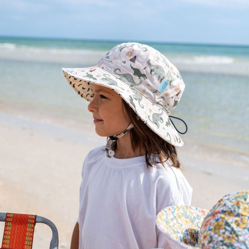 Acorn Bucket Hat - Dino Delight Natural Green